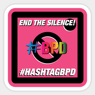 Hashtag BPD Sticker